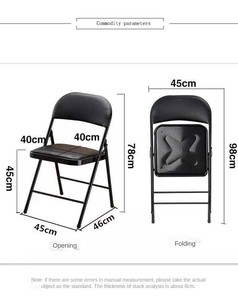 الأكثر مبيعًا إطار معدني مخصص عالي الجودة PU مرافق ترفيهية محمولة كراسي حديثة قابلة للطي للحدائق - Product Image 4