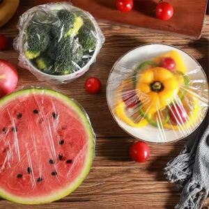 Nuevas Cubiertas Desechables Ecológicas de Plástico PE para Tazones, Antiolor, Antipolvo, Película Adhesiva para Almacenamiento de Alimentos para Vajilla y Utensilios de Mesa - Product Image 2
