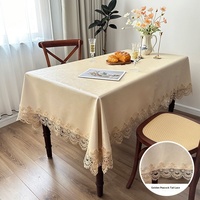 Nappe de style américain en PU, couleur unie, imperméable, résistante à l'huile, résistante à la chaleur, sans lavage, écologique, durable et infroissable