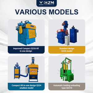 Q324 Loại Nhỏ Tumble Vành Đai Bắn Máy Nổ Crawler Blast Abrator Giá - Product Image 3