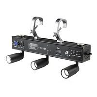 Barre lumineuse Pinspot 3 têtes WW + CW 2in1 Batterie sans fil IR 3pin DMX Zoom manuel Magnet Event Show Buffet Lobby Stage Light