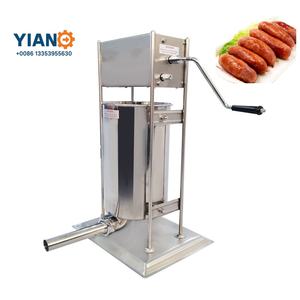 सबसे अच्छा विक्रेता मैनुअल होम और वाणिज्यिक सॉसेज स्टफर 2/3/5/7/8/10/12/15 एल मांस भरने मशीन गर्म नई सॉसेज निर्माता मशीन - Product Image 6