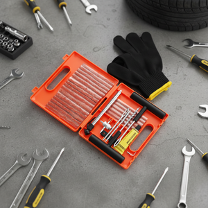 Kit de réparation de pneus robuste pour voiture, SUV, camion - Réparation instantanée des crevaisons - Product Image 1