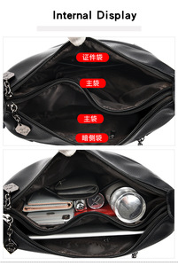 Nouvelle mode sac à bandoulière grande capacité sac à bandoulière en cuir souple sac à main pour femmes sac à bandoulière de luxe pour senior de créateur - Product Image 6