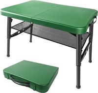 Table de pique-nique pliable légère et portable en plastique, réglable en hauteur, petite table de camping, table de bureau