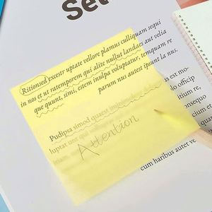 HengXin Transparent <b>Sticky</b> <b>Note</b> School Supplies Memo Pad With <b>Sticky</b> Stationary Big Size Rectangle - Product Image 3