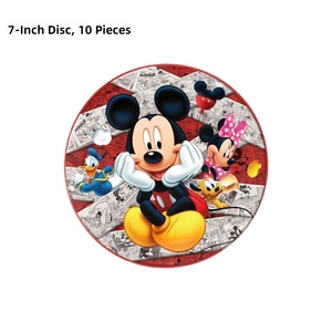 Kit de vaisselle jetable pour fête d'<span class=keywords><strong>anniversaire</strong></span>, thème <span class=keywords><strong>Mickey</strong></span> Mouse dessin animé noir et rouge, comprenant assiettes en papier, gobelets et nappe - Product Image 3