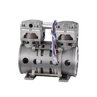 Compresseur d'air portable mini 3HP sans huile 12V/24V/48V DC silencieux à piston avec moteur à fil de cuivre 17L/min refroidi par air