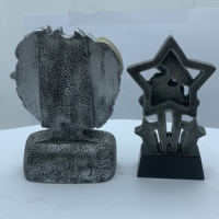 Dernier trophée de pom-pom girl personnalisé en résine 3D en récompense (pom-pom girl)
