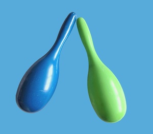 Wholesale Kid Plastic Maracas Shaker Hand Rattle Percussion <b>Musical</b> <b>Instrument</b> Educational Toy for Listen Training Toy - Product Image 5