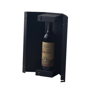 Wholesale Custom Luxury Cardboard Paper Magnetic Single Red Wine <b>Bottle</b> Gift Packaging <b>Box</b> - Product Image 3
