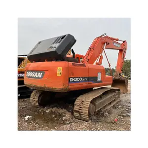 ชั่วโมงทํางานไม่กี่ใช้ 300lc-7 ตัวแทนจําหน่ายรถขุด daewoo Doosan Dh300 เครื่องขุดขนาดใหญ่อะไหล่รถขุดตีนตะขาบรถขุดขนาดเล็ก