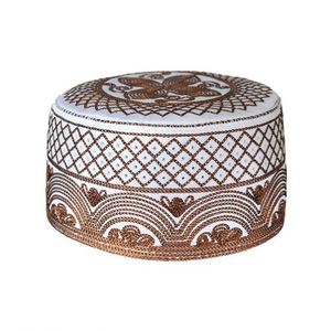 Bonnet de prière musulman unisexe en tricot pour hommes, Kippah islamique, chapeau chaud respirant pour l'extérieur - Product Image 1