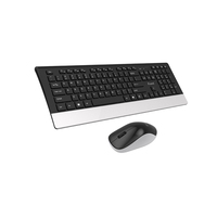 Pabrik Shenzhen Penjualan Terbaik Kombo Keyboard dan Mouse Nirkabel 2.4G untuk Penggunaan Kantor dan Rumah