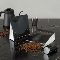 Sacs d'emballage alimentaire biodégradables pour café et thé, thermoscellables, transparents, refermables avec fermeture éclair, pochettes verticales personnalisables
