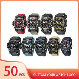 Relojes de Pulsera de Cuarzo Digitales para Hombre Smael 8072 en Stock, 1 Pieza con Logotipo Personalizado, 50 Piezas de Fabricante OEM ODM, Diseño de Esfera de Lujo - Product Image 1