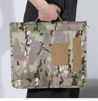 Protège-cahier tactique personnalisé en nylon, durable et imperméable, format A4, avec fermeture éclair et anneaux, pour journal de voyage et organisation en extérieur