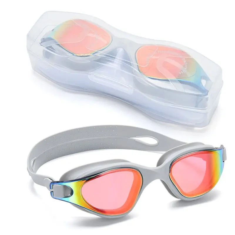 Customized Goggles Eye Protection Anti Fog UV Protect Adult Silicone Swimming Goggles Water Proof Swimming Glasses