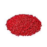 Granules en plastique non toxiques mélange maître de couleur rouge pour récipient alimentaire d'injection