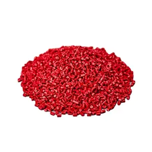Niet Giftige Plastic Korrels Rode Kleur Masterbatch Voor Injectie Voedselcontainer