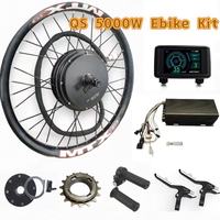 Kit de conversion de vélo électrique 72V 5000W 3.5T avec contrôleur programmable Saibo (matériaux en aluminium et cuivre)