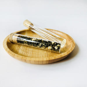 キャンディーハーブスパイスガラスジャー丸型ガラス試験管小瓶10ml12mlスレンダー円筒形ガラスボトルコルク付き - Product Image 3