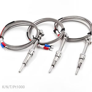 مستشعر حرارة WRNT-01/02 من نوع K J E مع وصلة زنبركية لآلات حقن البلاستيك، مستشعر حرارة <span class=keywords><strong>PT100</strong></span> مضغوط - Product Image 2