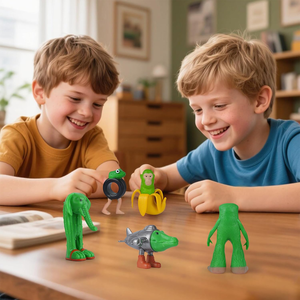 Modèle de figurine en plastique de la série Classique Montagnes et Mers, conçu par des designers d'anime - Product Image 6