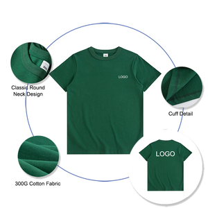 Unisex <strong>Pro</strong> <strong>Club</strong> Heavyweight T <strong>Shirt</strong> With Custom Printing and Embroidery Logo 300GSM Basic Cotton T-<strong>shirts</strong> - Product Image 2