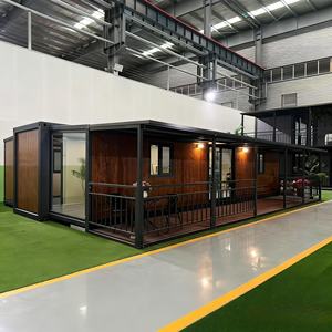 豪華拡張型プレハブモジュール式コンテナハウス、家具付き、40フィート、6、5、3、4ベッドルームとリビングルーム付きプレハブ住宅 - Product Image 2