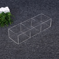 Boîte moderne en acrylique pour bonbons, cadeaux, bijoux – Présentoir de rangement rectangulaire en PET, technique d'injection plastique, aluminium, taille promotionnelle