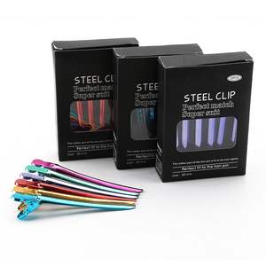 Nouvelles pinces à <span class=keywords><strong>cheveux</strong></span> en acier AliLeader, pinces crocodiles pour salon de coiffure et coiffure - Product Image 1