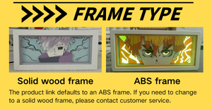 3D многослойная бумажная лампа для резьбы Gojo Satoru аниме-арт Тень Коробка со светодиодной подсветкой для рабочего стола - Product Image 5