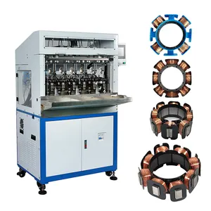 Máquina de bobinado de bobina automática, máquina de bobinado Toroidal con Motor Bldc para la fabricación de ventiladores