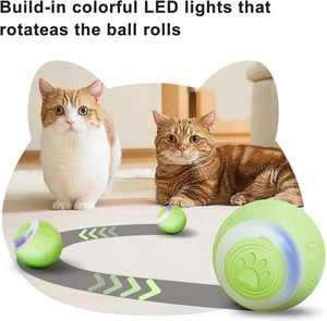 Jouet interactif électrique de luxe personnalisé pour chats, balle roulante automatique à poursuite autonome en plastique durable - Product Image 6