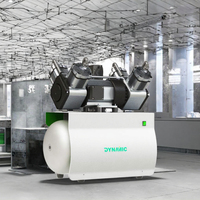 Unité de séchage à membrane 2.2KW Compresseur d'air à piston CAD CAM silencieux sans huile avec technologie de piston linéaire durable