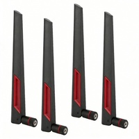 Antenne double bande SW-402 à gain élevé 12dBi 2.4G/5G/5.8G, antenne Wi-Fi LTE, antenne omnidirectionnelle en caoutchouc, MALE/RP MALE