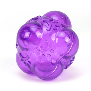 Jouet interactif pour <span class=keywords><strong>chien</strong></span> avec sonnette - Balle hexagonale rebondissante aléatoire pour l'entraînement d'agilité, le soulagement <span class=keywords><strong>de</strong></span> l'ennui et le jeu actif - Product Image 3