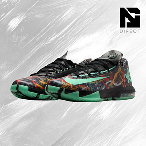รองเท้าบาสเก็ตบอล2026ของผู้ชาย Nike KD 6 '-ILLUSION ระบายอากาศตาข่ายรองเท้าผ้าใบสไตล์สปอร์ตผูกเชือก - Product Image 2