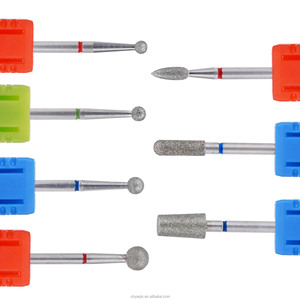 Đầu mài móng hình giọt nước Yaqin 3/32 loại bỏ da chết, kim lửa, kim cương Nga - Product Image 6