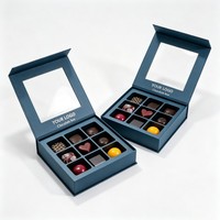 Meilleur prix pour une boîte cadeau en papier chocolatée personnalisée avec séparateur, fermeture magnétique de qualité alimentaire, boîtes d'emballage pour en-cas et bonbons