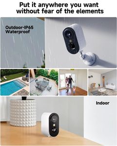 Kamera Pengawas 4G LTE 2K Aplikasi Ubox Portabel Keamanan IP Telekamera Bertenaga Baterai Dalam Ruangan Luar Ruangan Mini Kamera Tanpa WiFi - Product Image 6