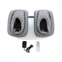 Masseur électrique pour pieds et chevilles avec 6 airbags, machine à compression d'air à 3 rangées de rouleaux pour la relaxation des pieds et la circulation sanguine