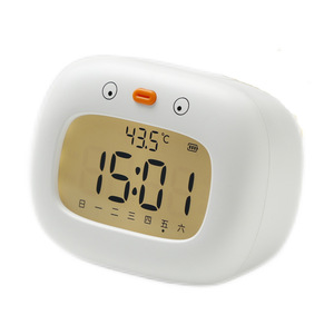Strange Duck Smart Alarm <b>Clock</b> <b>Digital</b> Oval Plastic Kids Student Back To School With App Control - Product Image 3