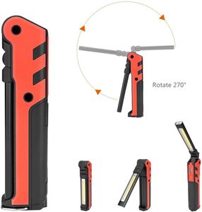 Lampe de travail COB LED d'inspection, Détecteur de tourmaline, Tunnel d'air, Détecteur de dioxyde de carbone WADE-JS090, Rechargeable - Product Image 2