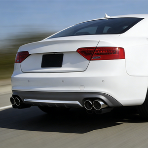 Difusor de Parachoques Trasero Estilo Deportivo con Tubo Compatible con AUDI <span class=keywords><strong>A5</strong></span> No <span class=keywords><strong>S</strong></span>-<span class=keywords><strong>LINE</strong></span> S5 2009 2010 <span class=keywords><strong>2011</strong></span> - Product Image 2