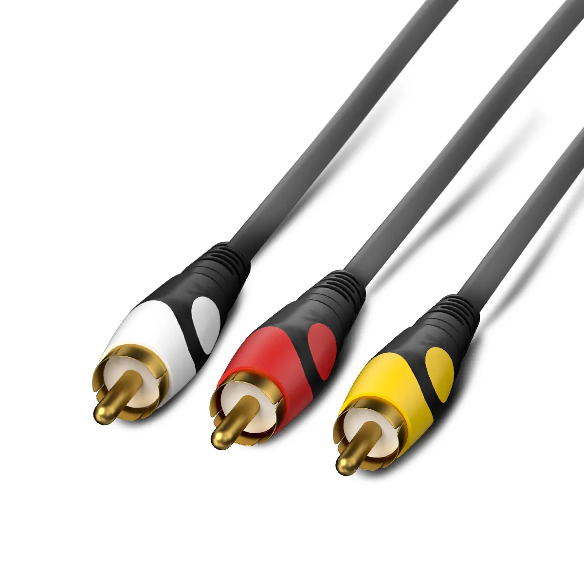 Kabel Audio Video 3 kabel Audio Stereo seri RCA ke 3RCA Male ke Male 1.5M kabel RCA