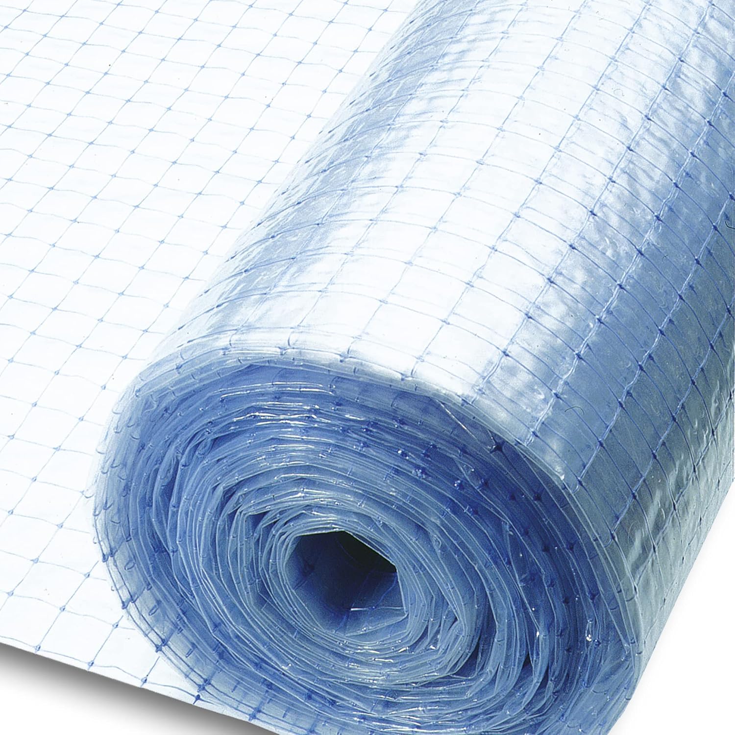 Net Film 1.80 X 50 m Transparent/Blue Two-Layer Protective Film Made of Plastic Protection for Garden Furniture or Wood