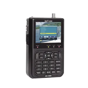 Localizador de satélite portátil barato ws6906, 3.5 polegadas lcd sat finder DVB-S