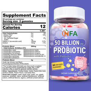 Bonbons aux probiotiques de marque privée avec compléments nutritionnels améliorent l'humeur naturellement et nettoient la fonction détox - Product Image 2